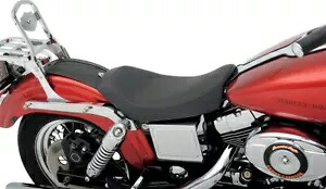 ロープレーンビニールソロシート - ブラック Drag Specialty 0803-0407 Low Plain Vinyl Solo Seat - Black Drag Specialties 0803-0407 【並行輸入品】