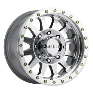 MR304 ダブル標準 17x8.5 0mm オフセット 8x170 130.81mm CB 機械加工/クリアコート ホイール MR304 Double Std 17x8.5 0mm Offset 8x170 130.81mm CB Machined/Clear Coat Wheel 【並行輸入品】｜カスタムパーツ WORLD倉庫