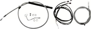 13 インチ Bagger Apes Burly ブランド用拡張編組 S.S. コントロール ケーブル キット B30-1316 Extended Braided S.S. Control Cable Kit For 13" Bagger Apes Burly Brand B30-1316 【並行輸入品】｜カスタムパーツ WORLD倉庫