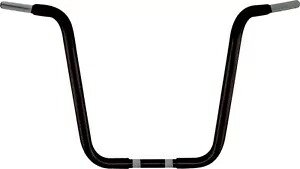 チャビーエイプハンガー 10インチ サテンブラックハンドルバー WILD 1 WO515B Chubby Ape Hanger 10" Satin Black Handlebar WILD 1 WO515B 【並行輸入品】｜カスタムパーツ WORLD倉庫