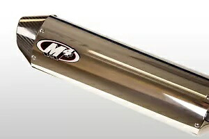 ポリッシュボルトオンエキゾーストマフラー M4 SU7332 04-05 スズキ GSXR750 Polished Bolt On Exhaust Muffler M4 SU7332 For 04-05 Suzuki GSXR750 【並行輸入品】