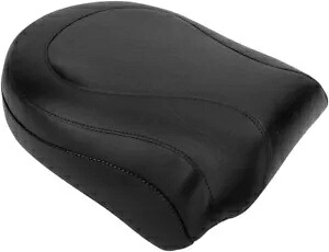 ヴィンテージ プレーン ビニール ピリオン パッド ブラック フォーム マスタング 76125 Vintage Plain Vinyl Pillion Pad Black Foam Mustang 76125 【並行輸入品】