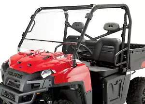 フル折りたたみフロントガラス ムース LEMA100-0013 ポラリスレンジャー フルサイズ Full Folding Windshield Moose LEMA100-0013 Polaris Ranger Full Size 【並行輸入品】|カスタムパーツ WORLD倉庫