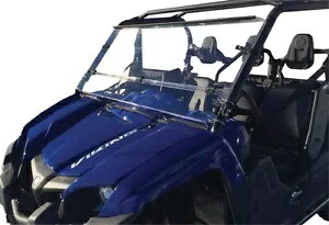 フル折りたたみクリアフロントガラスムース LEMA100-001 14-19 ヤマハ YXM700 バイキング Full Folding Clear Windshield Moose LEMA100-001 For 14-19 Yamaha YXM700 Viking 【並行輸入品】|カスタムパーツ WORLD倉庫