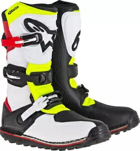 Tech-T ブーツ ホワイト/レッド/イエロー/ブラック サイズ 11 アルパインスターズ 2004017-2351-11 Tech-T Boots White/Red/Yellow/Black Size 11 Alpinestars 2004017-2351-11 【並行輸入品】