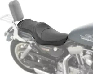 無地ビニール 2 アップ シート ブラック ロープロファイル ドラッグ スペシャリティーズ 0804-0625 Plain Vinyl 2-Up Seat Black Low Profile Drag Specialties 0804-0625 【並行輸入品】