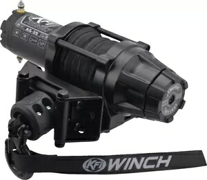 アサルト シリーズ ウインチ 3500 ポンド- 合成ケーブル KFI AS-35 Assault Series Winch 3500 lbs. - Synthetic Cable KFI AS-35 【並行輸入品】｜カスタムパーツ WORLD倉庫