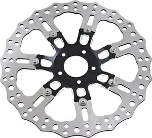 7 バルブ コンター フローティング フロント ブレーキ ローター 356mm - ブラック Arlen Ness 33-10301-203 7-Valve Contour Floating Front Brake Rotor 356mm - Black Arlen Ness 33-10301-203 【並行輸入品】