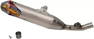 Q4 六角スリップオンエキゾーストマフラー FMF 041578 19-21 ホンダ CRF450X Q4 Hex Slip On Exhaust Muffler FMF 041578 For 19-21 Honda CRF450X 【並行輸入品】