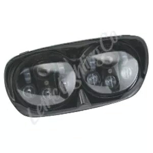 98-13 グライド モデル LED ブラック ヘッドライト & ハウジング デュアル 5.75 プロジェクター ランプ 98-13 Glide Models LED Black Headlight & Housing Dual 5.75 Projector Lamps 【並行輸入品】