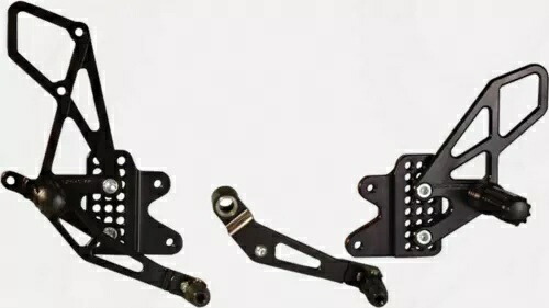 V2 調整可能なリアセット - ブラック Vortex RS553K 06-10 スズキ GSXR600 GSXR750 用 V2 Adjustable Rearset - Black Vortex RS553K For 06-10 Suzuki GSXR600 GSXR750 【並行輸入品】|カスタムパーツ WORLD倉庫