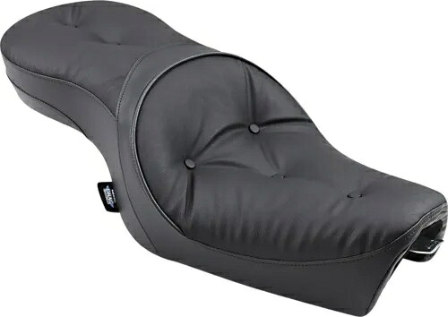 薄型ピロー ビニール 2 アップ シート - ブラック Drag Specialty 0804-0261 Low-Profile Pillow Vinyl 2-Up Seat - Black Drag Specialties 0804-0261 【並行輸入品】