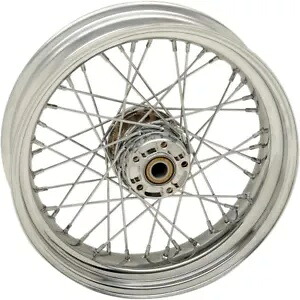 17x4.5 レースホイール - クロームハブ、クロームリム付き - サイドバルブホール DrS。 0204-0523 17x4.5 Laced Wheel - Chrome Hub w/ Chrome Rim - Side Valve Hole DrS. 0204-0523 【並行輸入品】