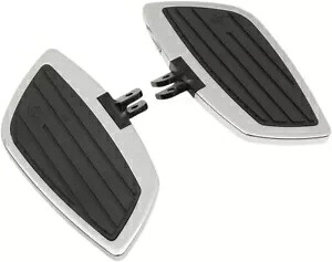 スイープ ドライバー フロアボード クロム/ブラック コブラ 06-4265 Swept Driver Floorboards Chrome/Black Cobra 06-4265 【並行輸入品】