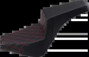 サドルメン ステップアップシート 格子ステッチ レッド 818-30-172RD Saddlemen Step Up Seat Lattice Stitched Red 818-30-172RD 【並行輸入品】