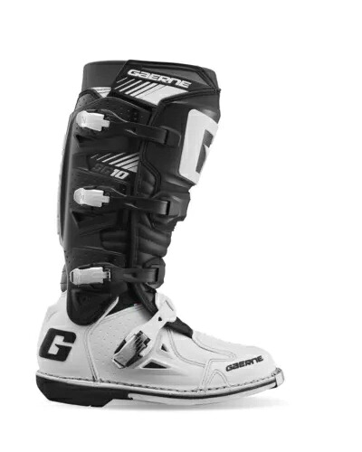 SG10 ブーツ ホワイト/ブラック サイズ - 7 ガエルネ 2190-014-7 SG10 Boot White/Black Size - 7 Gaerne 2190-014-7 【並行輸入品】
