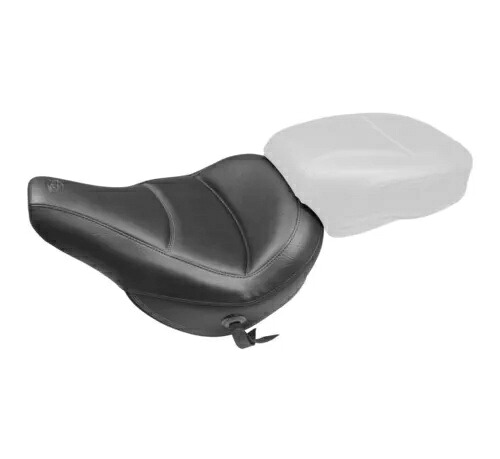 マックス プロファイル ビニール ソロ シート - ブラック マスタング 75880 18-19 ハーレー FLDE FLHC 用 Max Profile Vinyl Solo Seat - Black Mustang 75880 For 18-19 Harley FLDE FLHC 【並行輸入品】