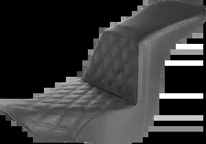 サドルメン ステップアップシート フロント 格子ステッチ ブラック 818-29-192 Saddlemen Step-Up Seat Front Lattice Stitch Black 818-29-192 【並行輸入品】