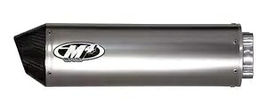 チタンボルトオン排気マフラー M4 SU6436 04-05 スズキ GSXR600 Titanium Bolt On Exhaust Muffler M4 SU6436 For 04-05 Suzuki GSXR600 【並行輸入品】