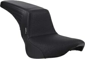 キックフリップ バスケットウィーブ ビニール 2 人掛けシート - ブラック Le Pera LYB-590BW Kickflip Basketweave Vinyl 2-Up Seat - Black Le Pera LYB-590BW 【並行輸入品】