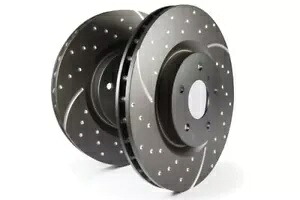 GD スポーツ フロント ローター EBC GD1571 08-11 アウディ S4 3.0 スーパーチャージャー用 GD Sport Front Rotors EBC GD1571 For 08-11 Audi S4 3.0 Supercharged 【並行輸入品】