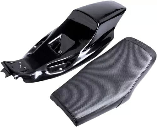 エリミネーター フェイク カーボンファイバー ソロ シート - ブラック サドルメン Z4282 Eliminator Faux Carbon Fiber Solo Seat - Black Saddlemen Z4282 【並行輸入品】