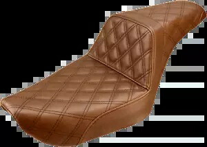 サドルメン LS-ステップアップシート フルブラウン 896-04-175BR Saddlemen LS-Step Up Seat Full Brown 896-04-175BR 【並行輸入品】