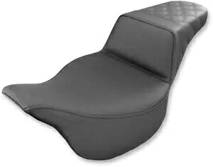 サドルメン ステップアップリアLSシート ブラック 808-07B-173 Saddlemen Step Up Rear LS Seat Black 808-07B-173 【並行輸入品】