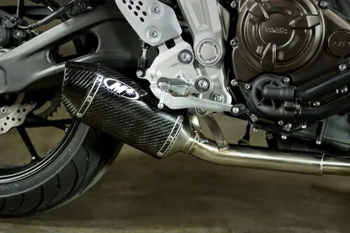 カーボンファイバースリップオンエキゾースト M4 YA6714 15-20 FZ-07/MT-07/XSR700 Carbon Fiber Slip On Exhaust M4 YA6714 For 15-20 FZ-07/MT-07/XSR700 【並行輸入品】｜カスタムパーツ WORLD倉庫