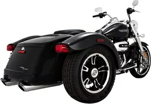 クローム ツイン スラッシュ ラウンド スリップオン エキゾースト マフラー Vance & Hines 16796 Chrome Twin Slash Round Slip On Exhaust Mufflers Vance & Hines 16796 【並行輸入品】
