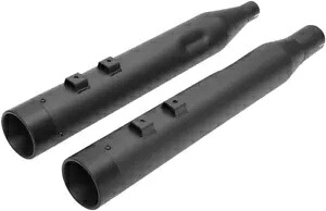 デュアル ブラック 4 インチ スリップオン エキゾースト ドラッグ スペシャリティーズ 1801-1265 Dual Black 4" Slip On Exhaust Drag Specialties 1801-1265 【並行輸入品】｜カスタムパーツ WORLD倉庫