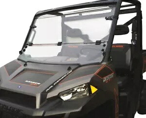 ハードコート折りたたみフロントガラス ムース LEMA100-0040 Hard-Coated Folding Windshield Moose LEMA100-0040 【並行輸入品】｜カスタムパーツ WORLD倉庫