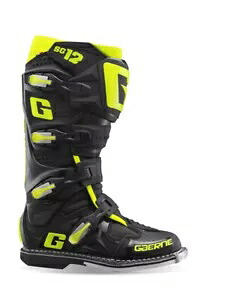 SG12 ブーツ ブラック/蛍光イエロー サイズ - 8 ガエルネ 2174-089-8 SG12 Boot Black/Fluorescent Yellow Size - 8 Gaerne 2174-089-8 【並行輸入品】