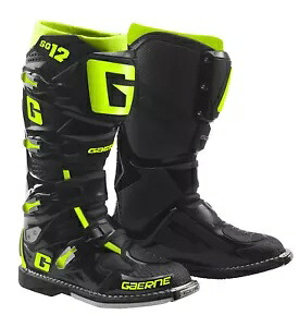 SG12 ブーツ ブラック/蛍光イエロー サイズ - 12 Gaerne 2174-089-12 SG12 Boot Black/Fluorescent Yellow Size - 12 Gaerne 2174-089-12 【並行輸入品】