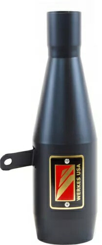 ブラック ベルベット GP スリップオン エキゾースト - ストリート バッフル コンペティション Werkes WY610B-BV Black Velvet GP Slip On Exhaust - Street Baffle Competition Werkes WY610B-BV 【並行輸入品】