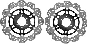 フロント VEE ブレーキ ローター - ブラック EBC VR626BLK Front VEE Brake Rotors - Black EBC VR626BLK 【並行輸入品】