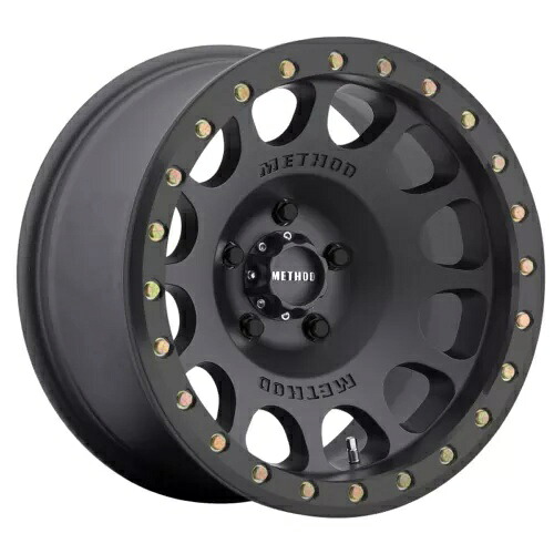 MR105 ビードロック 17x9 -38mm オフセット 5x5 71.5mm CB マットブラック BH-H24125 ホイール付き MR105 Beadlock 17x9 -38mm Offset 5x5 71.5mm CB Matte Black w/BH-H24125 Wheel 【並行輸入品】