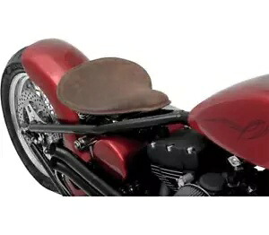 ドラッグスペシャリティーズ ブラウン ラージ ロープロファイル スプリング ソロシート 0806-0056 Drag Specialties Brown Large Low Profile Spring Solo Seat 0806-0056 【並行輸入品】