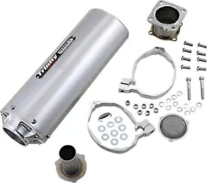 ブラッシュアルミニウム スリップオンエキゾースト Trinity Racing TR-4176S Brushed Aluminum Slip On Exhaust Trinity Racing TR-4176S 【並行輸入品】