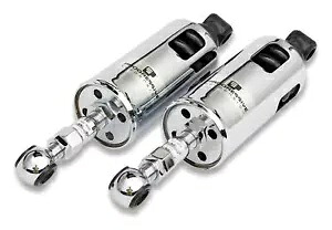 クローム調整可能な 422 シリーズ ショック プログレッシブ 422-4002C 00-16 HD ソフテイル用 Chrome Adjustable 422 Series Shocks Progressive 422-4002C For 00-16 HD Softail 【並行輸入品】