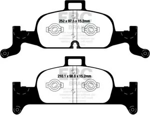 イエロースタッフ フロント ブレーキ パッド EBC DP42290R Yellowstuff Front Brake Pads EBC DP42290R 【並行輸入品】 65,340円