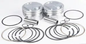 キャスト ピストン キット TC88 ～ 95CI 10.5:1 +.010 KB ピストン KB411.010 Cast Piston Kit TC88 to 95CI 10.5:1 +.010 KB Pistons KB411.010 【並行輸入品】