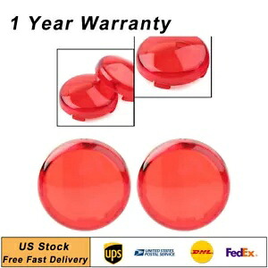 2x ターンシグナルレンズライトカバーガードハーレーツーリングソフテイルダイナに適合 2x Turn Signal Lens Light Cover Guard FIT FOR Harley Touring Softail Dyna 【並行輸入品】