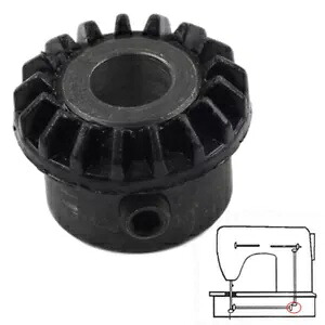 #174204 シンガー用ボトムシャフト垂直ギア 401 500 600 625 635 638 640 649 #174204 Bottom Shaft Vertical Gear For Singer 401 500 600 625 635 638 640 649 【並行輸入品】
