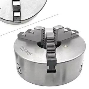 3 ジョーセルフセンタリング旋盤チャックフライス加工 8 ''シルバー硬化鋼 K11-200 3 Jaw Self Centering Lathe Chuck For Milling 8'' Silver Hardened Steel K11-200 【並行輸入品】|カスタムパーツ WORLD倉庫