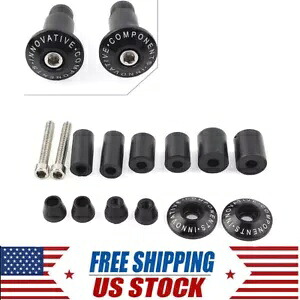 オートバイ CNC 7/8 ''ハンドルバーエンドウェイトハンドルバーグリップキャッププラグダートバイク Motorcycle CNC 7/8'' Handle Bar End Weights Handlebar Grips Cap Plugs Dirt Bike 【並行輸入品】