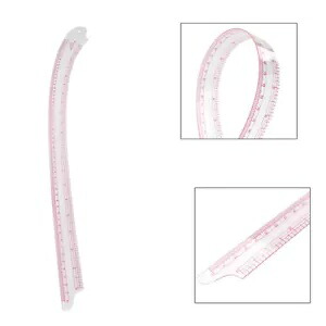 縫製袖曲線プラスチック定規洋裁グレーディング パターン設計のための測定 Sewing Sleeve Curve Plastic Ruler Measure For Dressmaking Grading Pattern Design 【並行輸入品】