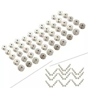 JUKI DNU-241、DNU-1541、DNU-1541S 用メタルラージボビン M サイズ METAL LARGE BOBBINS M SIZE FOR JUKI DNU-241, DNU-1541, DNU-1541S 【並行輸入品】