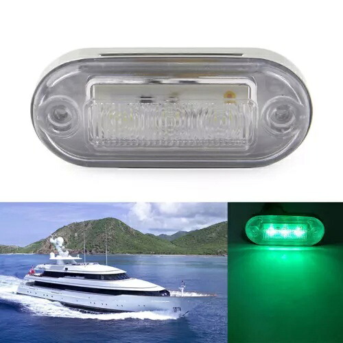 トラックトレーラー RV ボート 3528 SMD 12V グリーン LED シグナルライトランプ 1x 用 For Truck Trailer RV Boat 3528 SMD 12V Green LED Signal Light Lamp 1x 【並行輸入品】