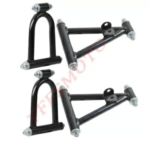 四輪車ゴーカートバギーATV UTV用上部+下部スイングアームサスペンションショック Upper + Lower Swing Arm Suspension Shocks for Four Wheeler Go Kart Buggy ATV UTV 【並行輸入品】|カスタムパーツ WORLD倉庫